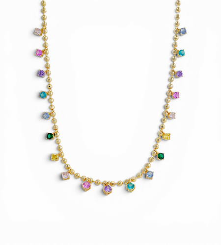 Confetti Charm Necklace