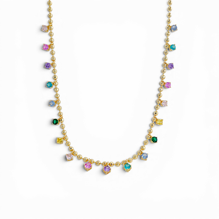 Confetti Charm Necklace