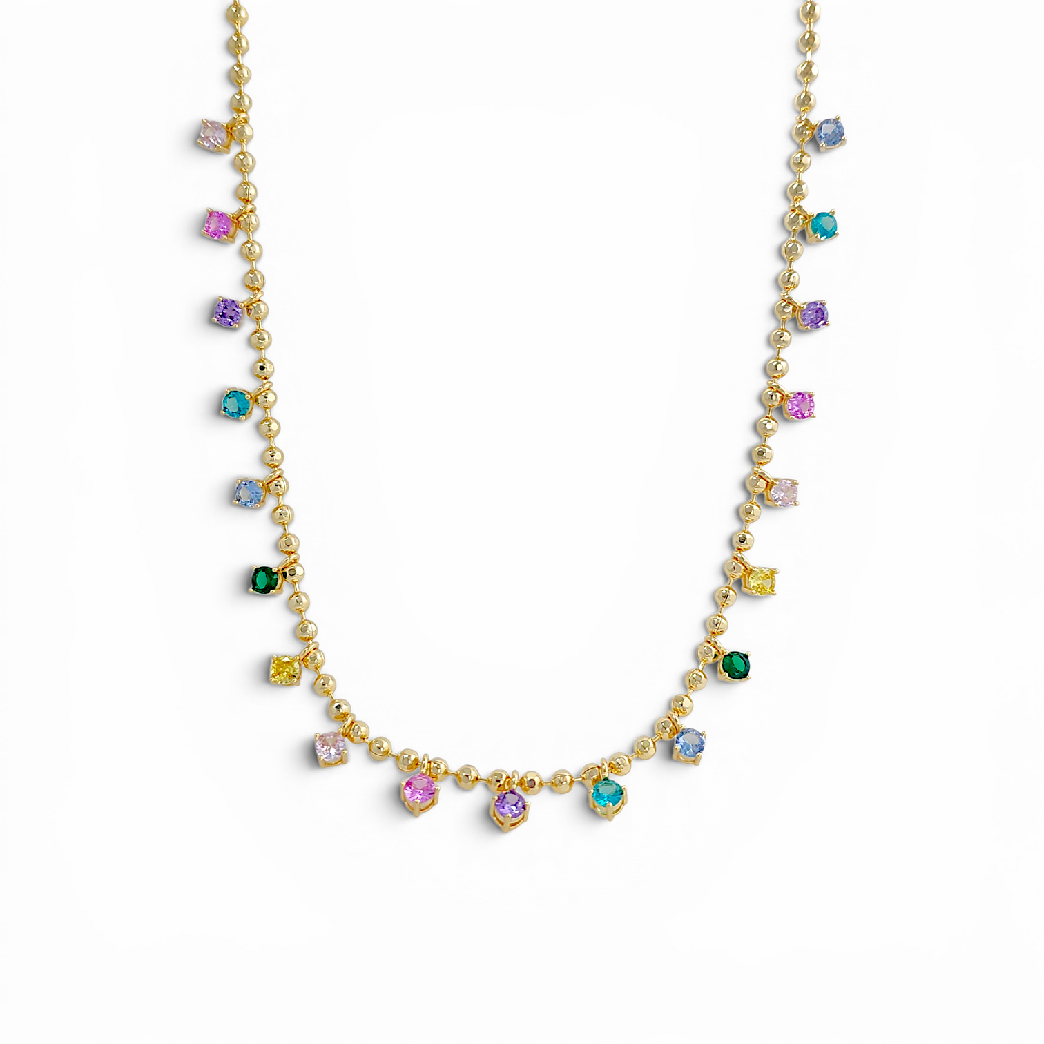 Confetti Charm Necklace