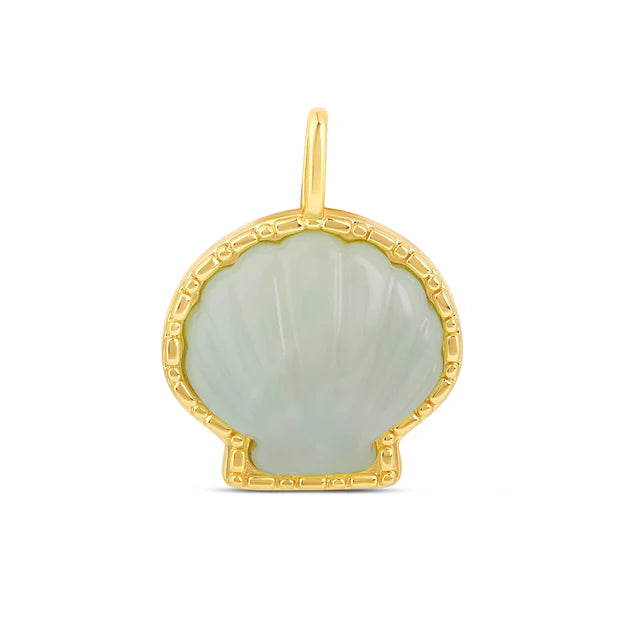 Stone shell charm