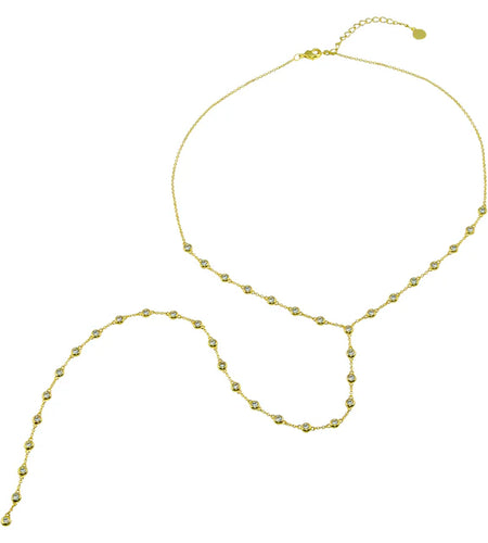 Diamond Bezel Lariat