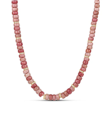 Blush On The Rocks Necklace