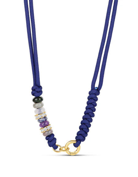 Rope Push Clasp Necklace