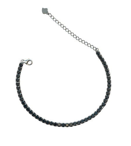 2.5 mm color tennis bracelet