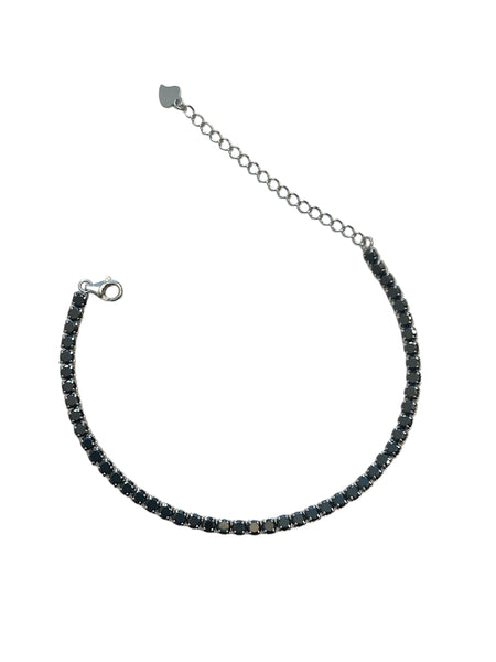 2.5 mm color tennis bracelet