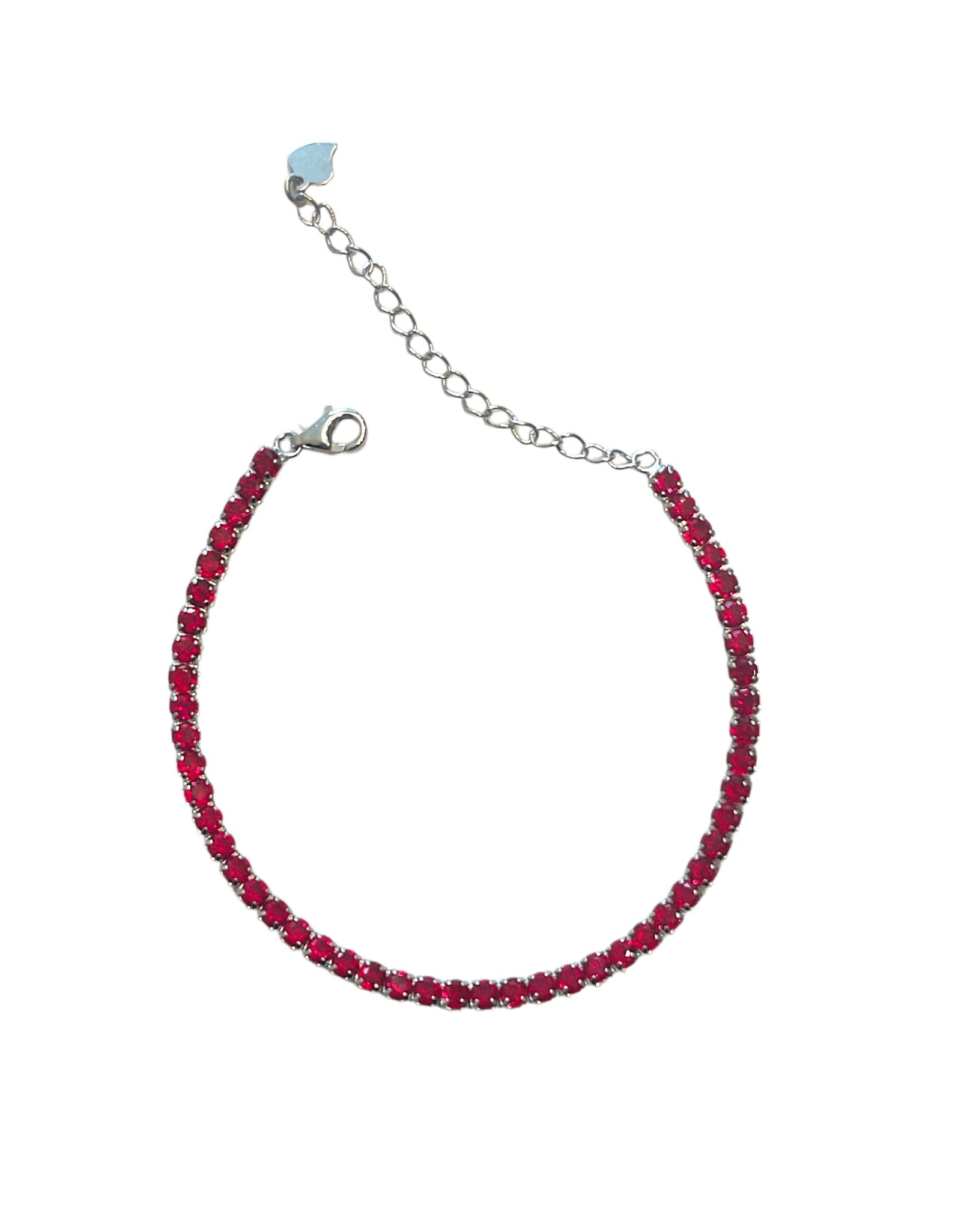 2.5 mm color tennis bracelet