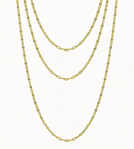 Triple Layer Shimmery Necklace