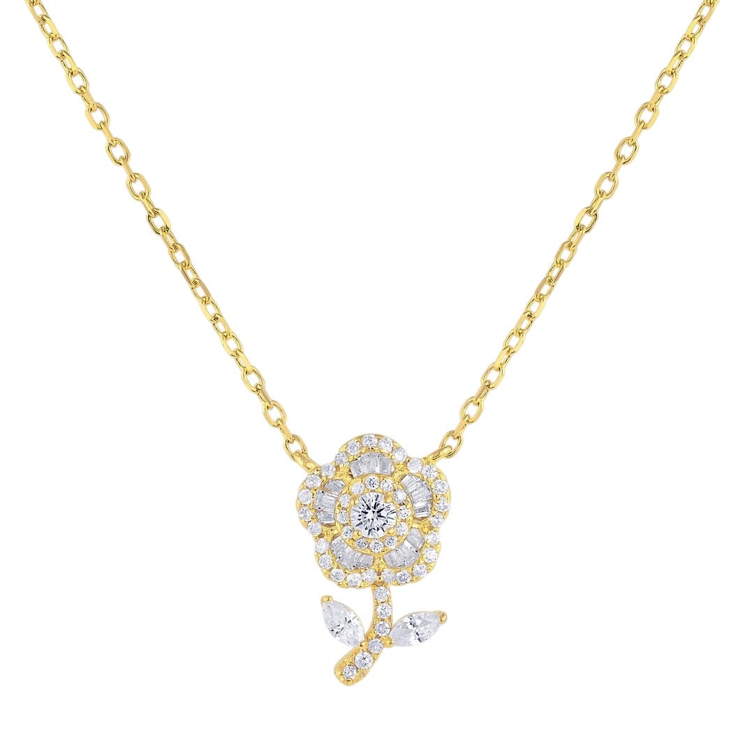 Andrea Flower Necklace