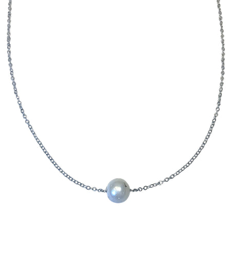 Single Pearl Necklace