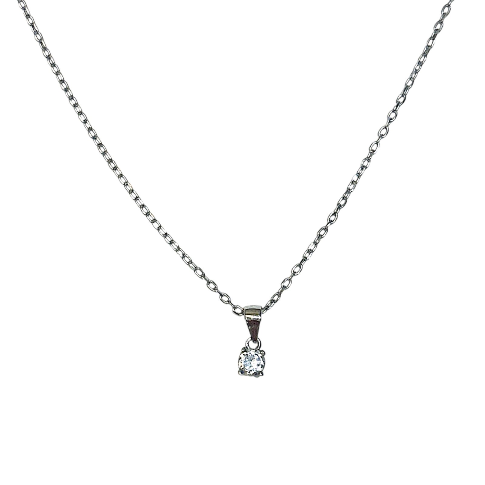 MIni Cz Charm Necklace