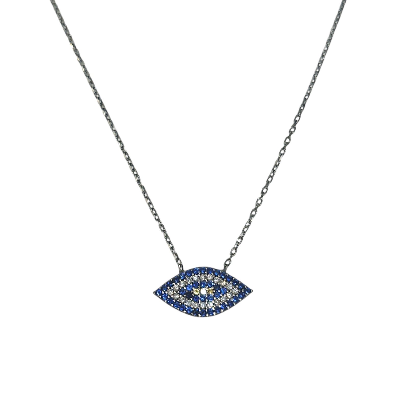 3 Rows Cz Evil eye