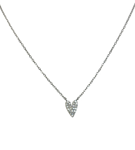 Cz Heart Necklace