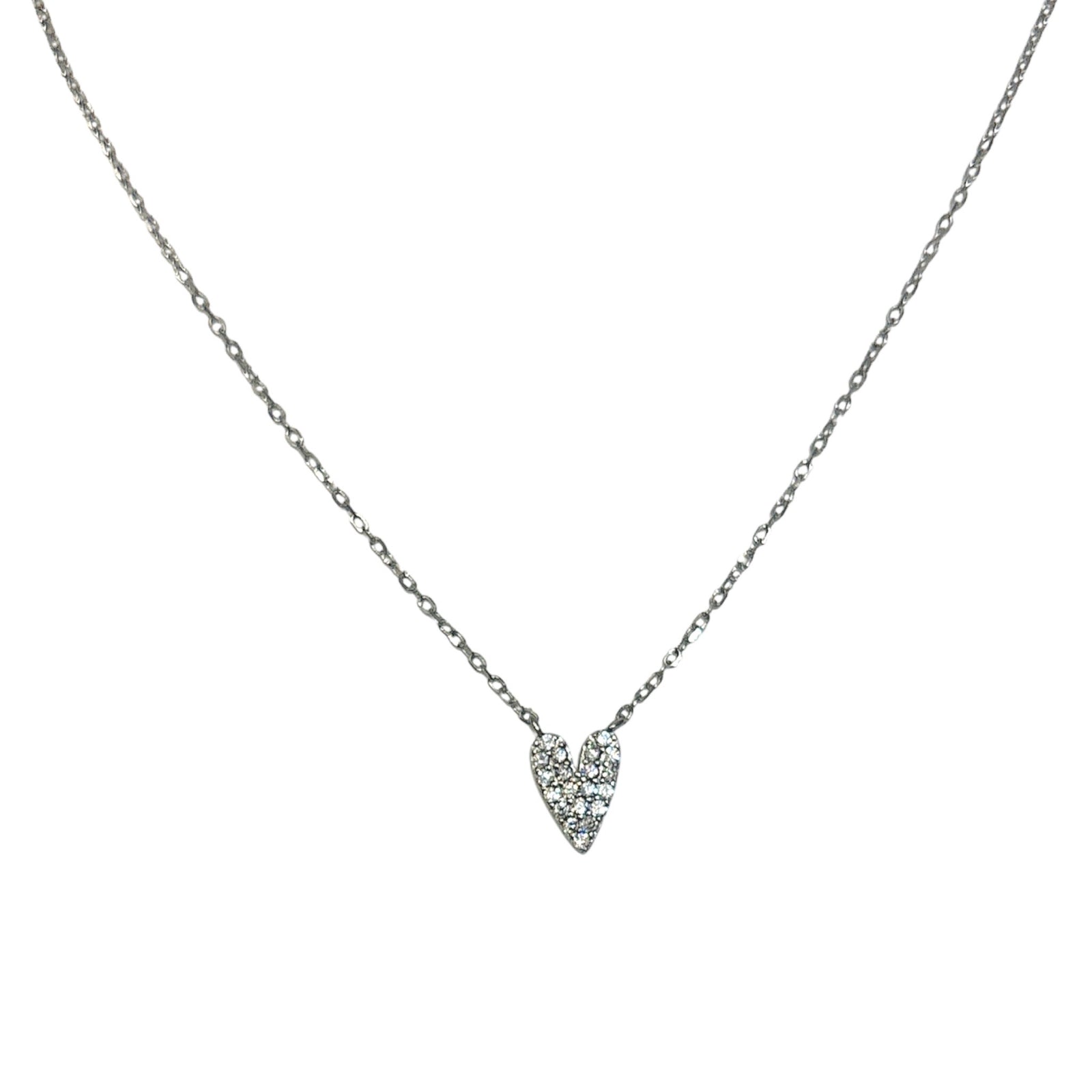 Cz Heart Necklace