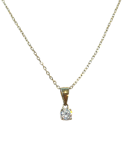MIni Cz Charm Necklace