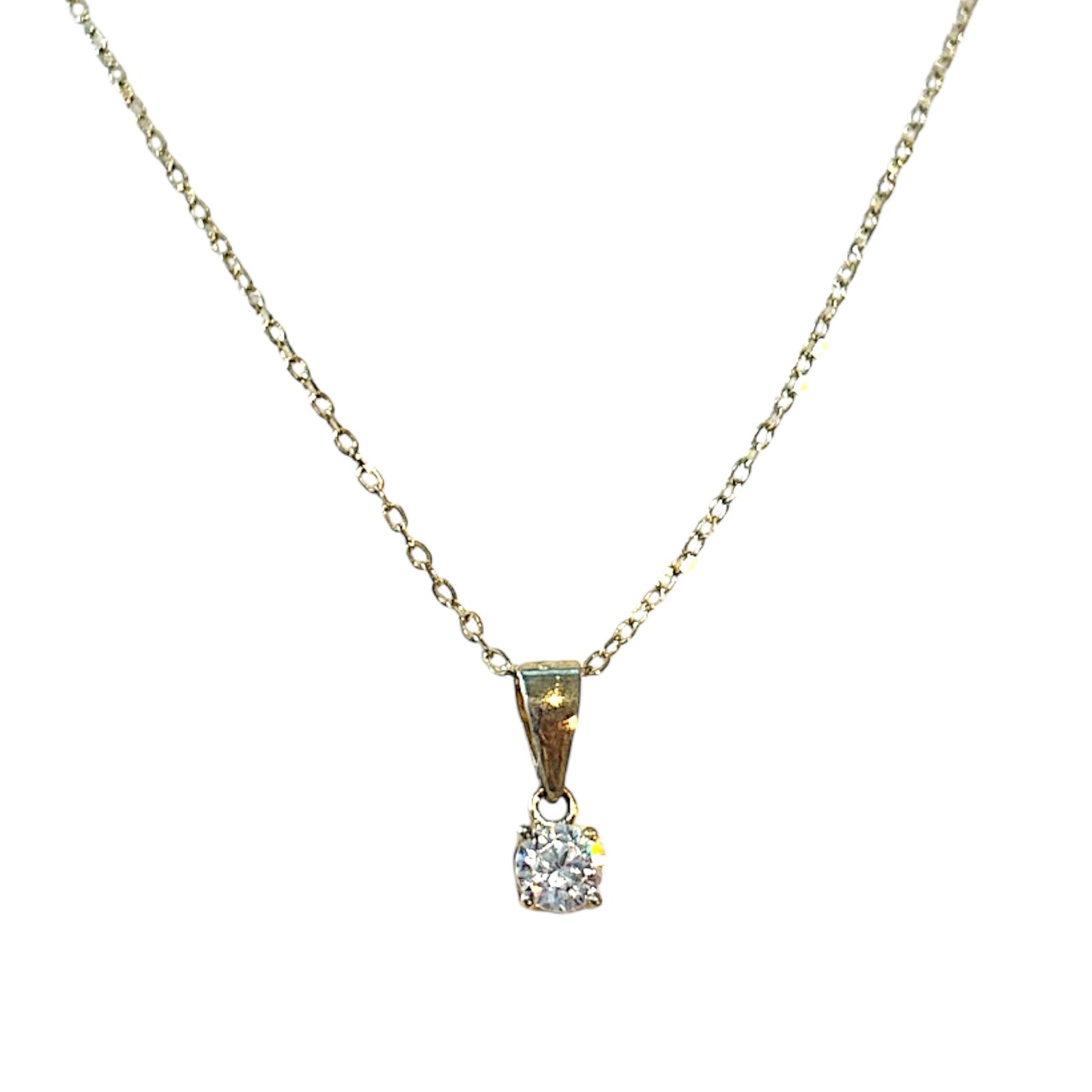 MIni Cz Charm Necklace