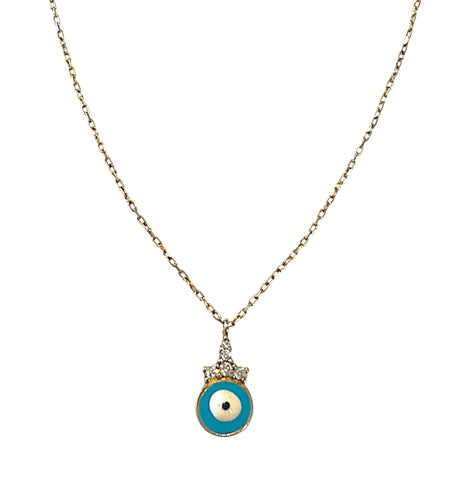 Crown Eye Necklace
