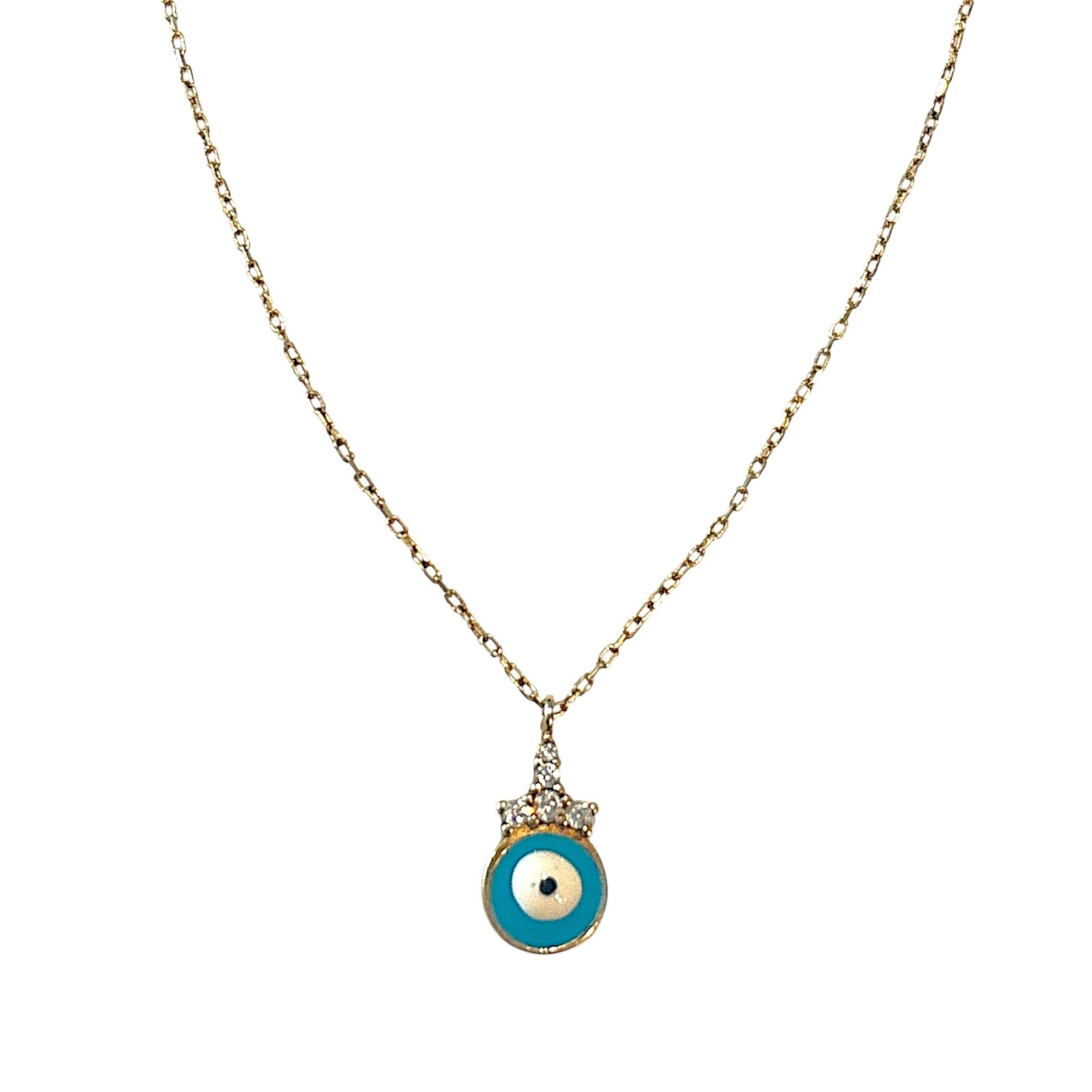 Crown Eye Necklace