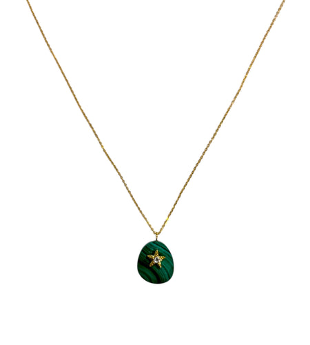 Malachite stone Necklace