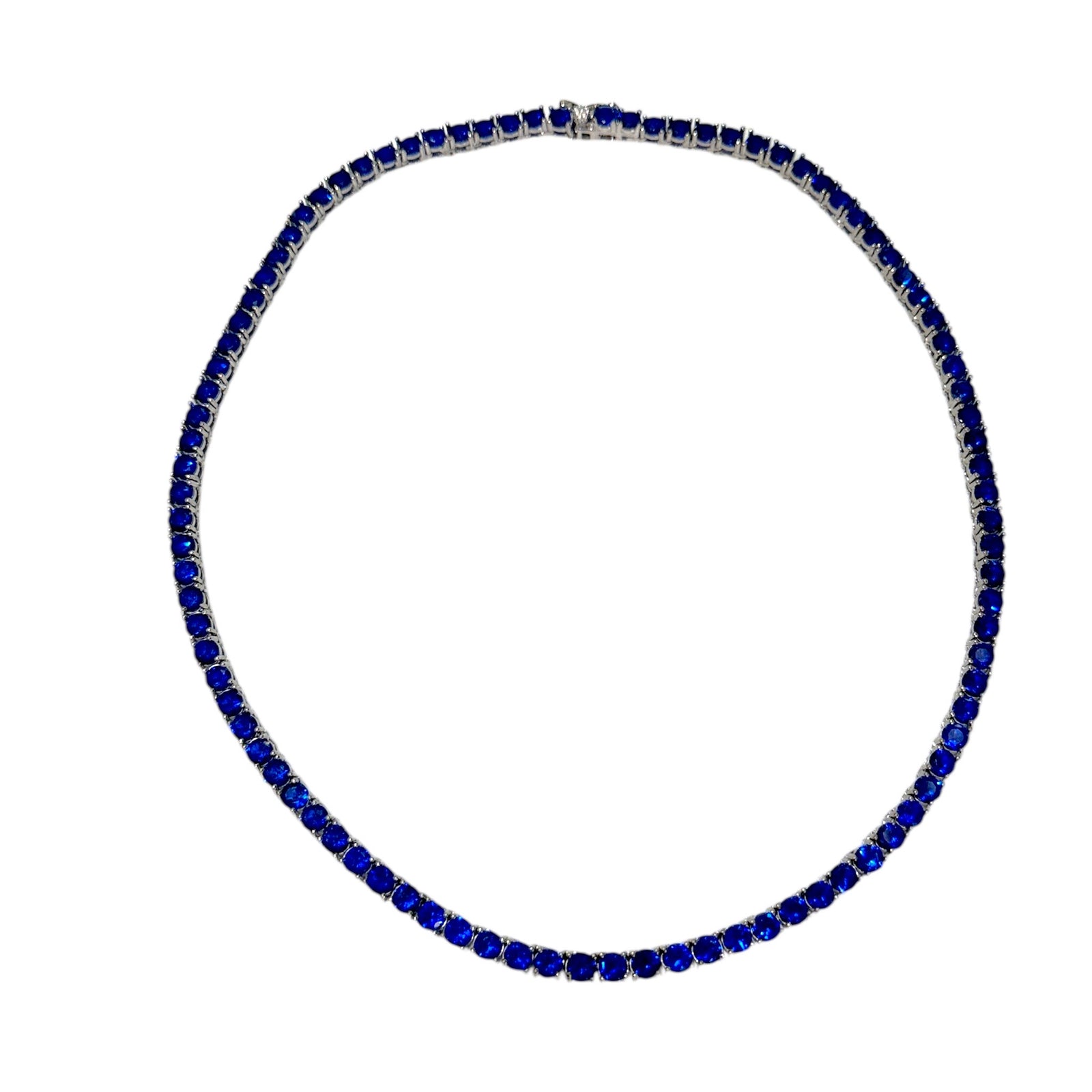 5mm blue Tennis Choker