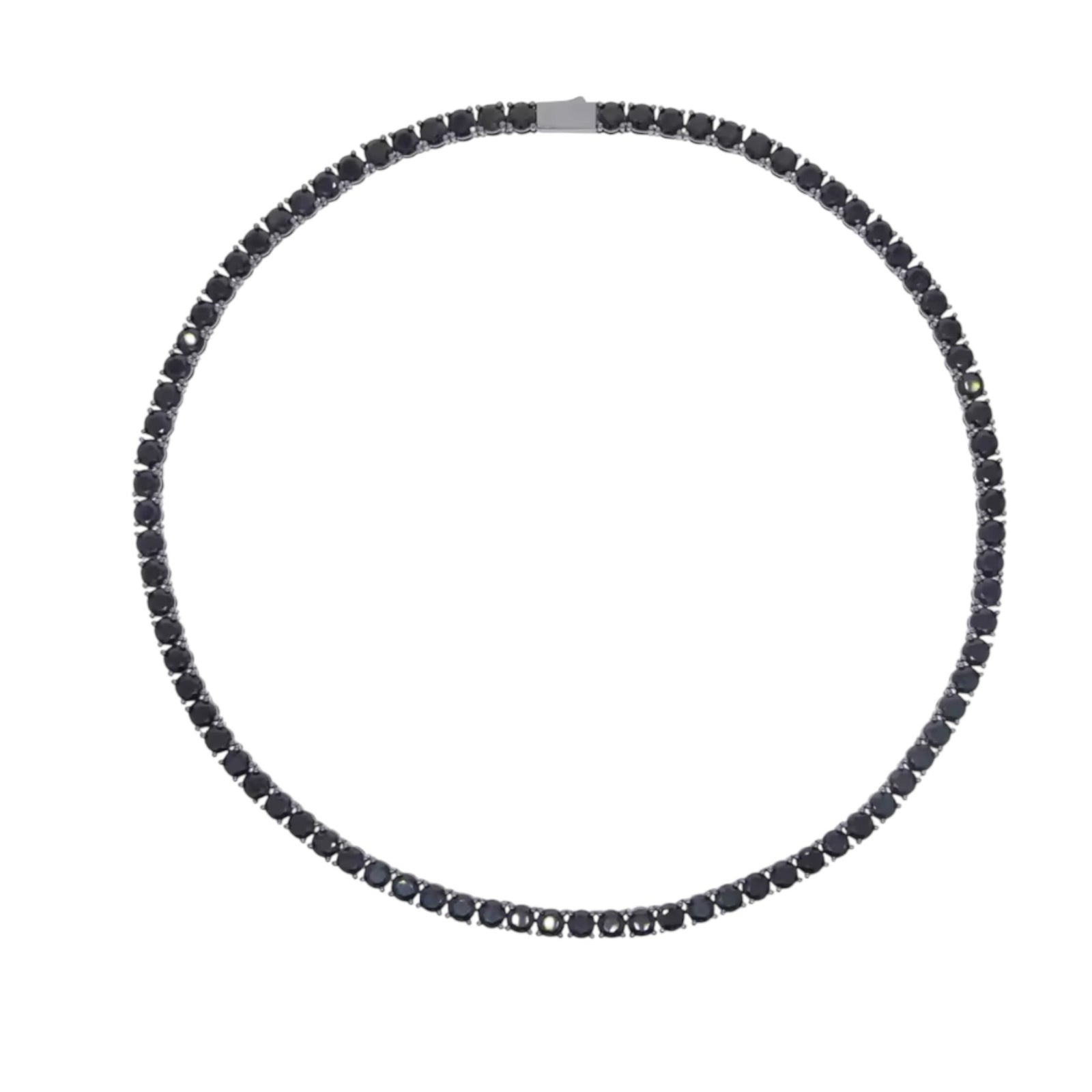 3mm Black tennis choker