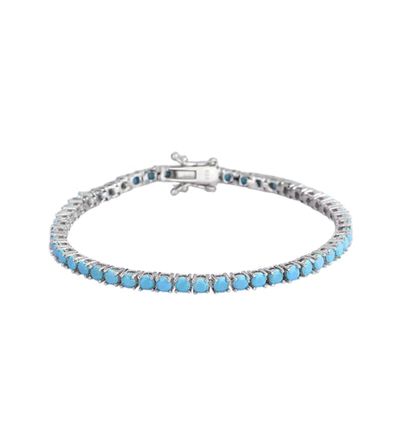 Turquoise Tennis bracelet 3mm