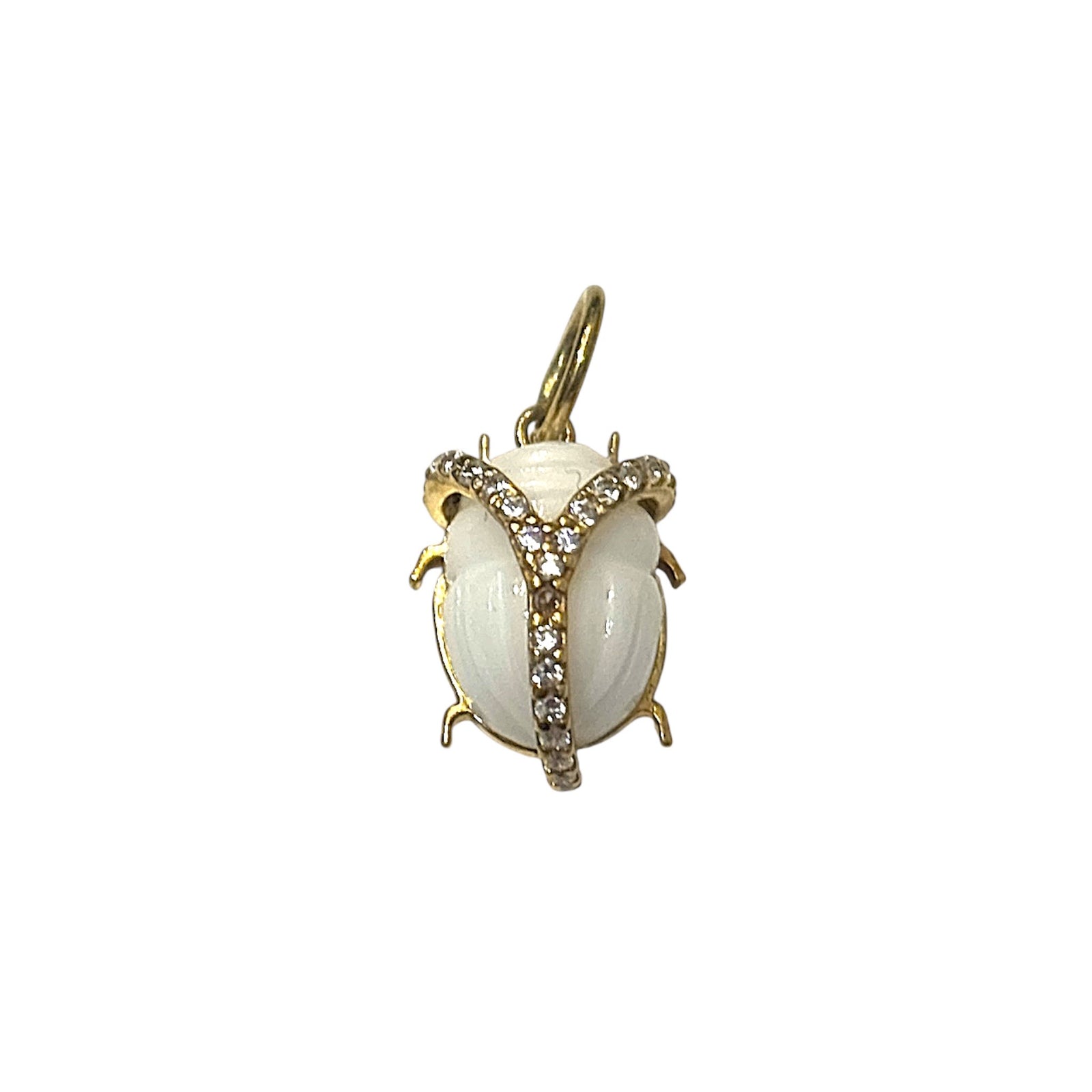 Beetle Stone Charm