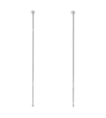 Long Thin tennis Earrings