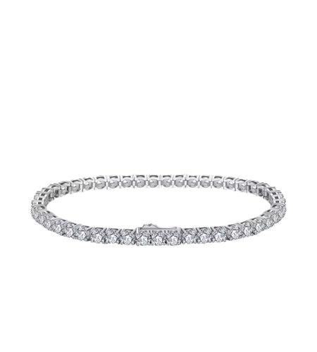 Everyday Silver Tennis bracelet 3mm