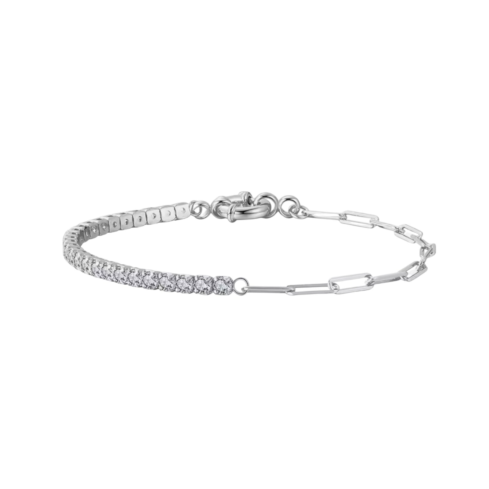 Mixed tennis bracelet