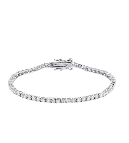 2.5mm tennis bracelet