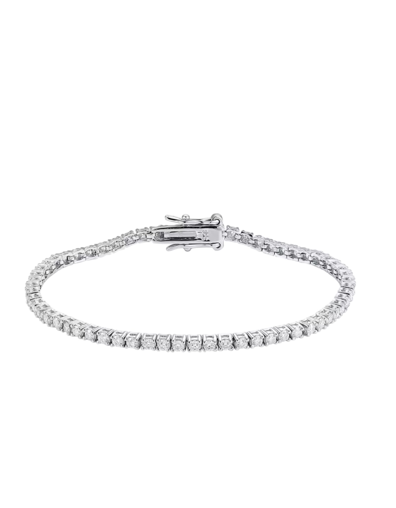 2.5mm tennis bracelet