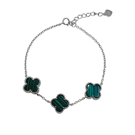 3 Clover stone Bracelet