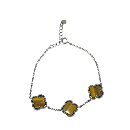 3 Clover stone Bracelet