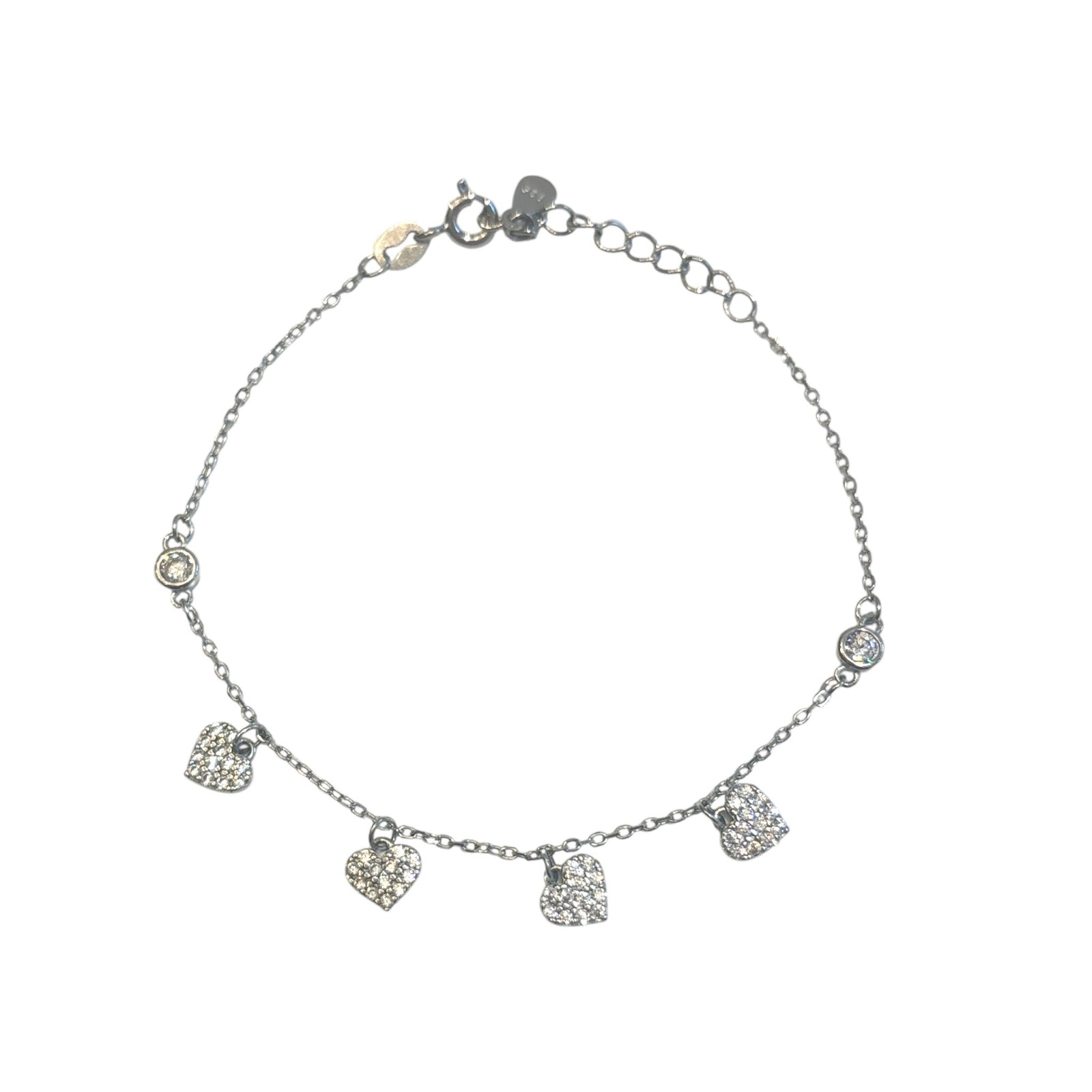 Hearts Charms bracelet