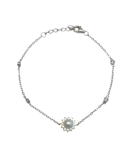 Pearl Flower Bracelet