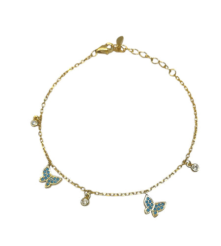 Butterfly Charms Bracelet