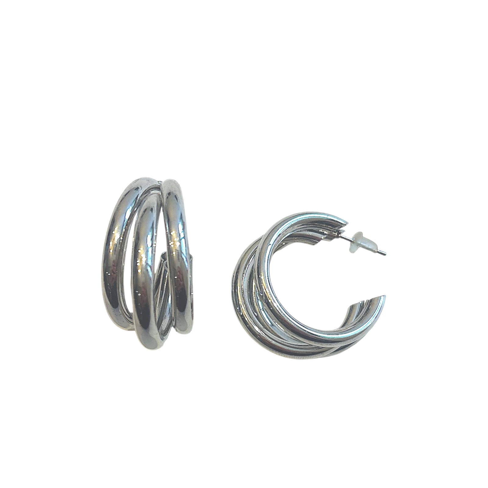 Triple Chunky Hoop (medium )