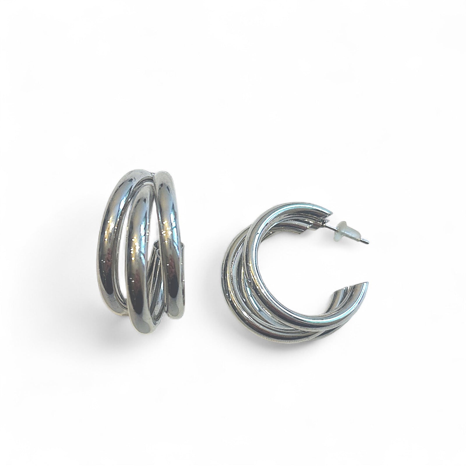 Triple Chunky Hoop (medium )