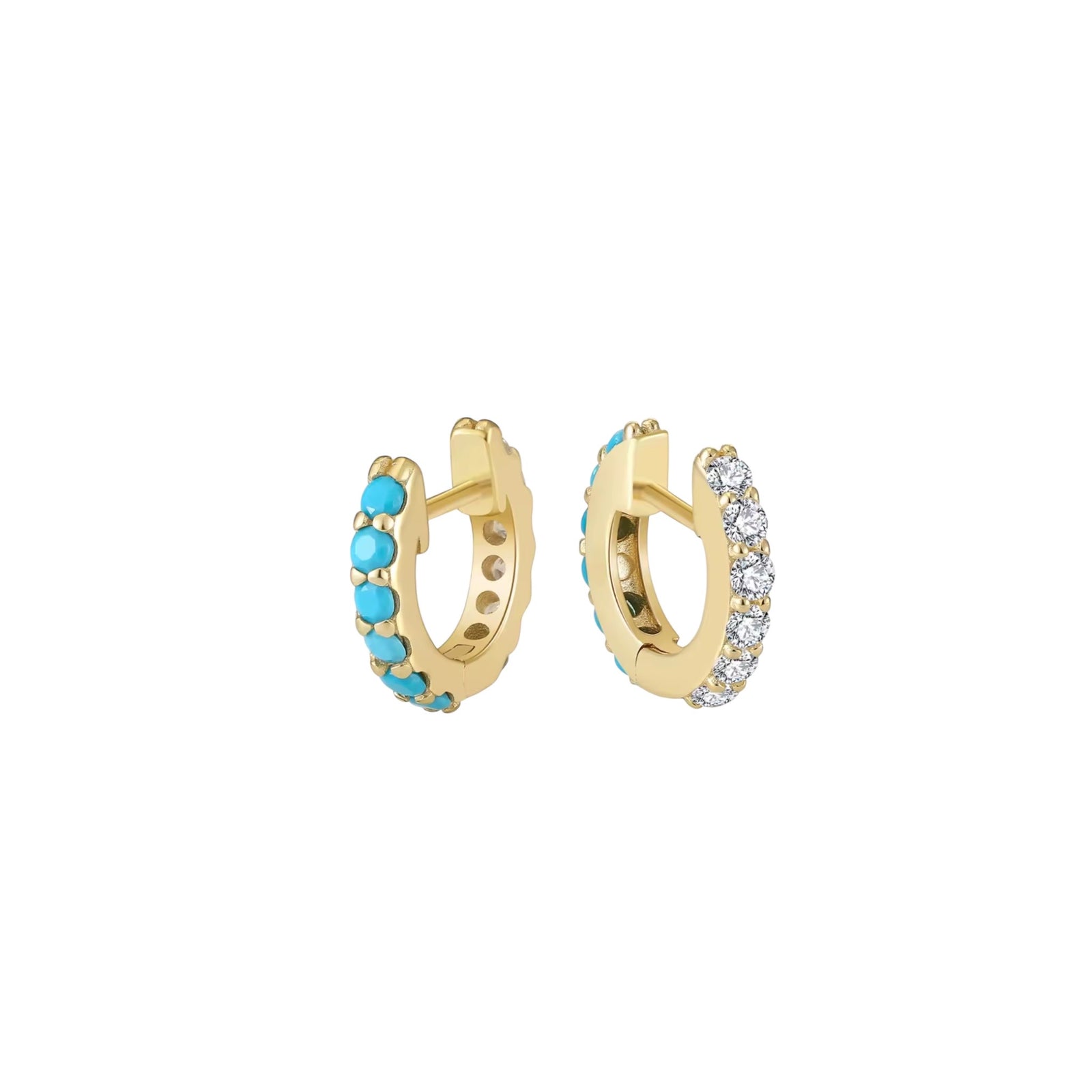 Two side Cz huggie