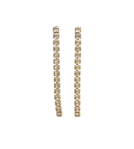 Long tennis earrings
