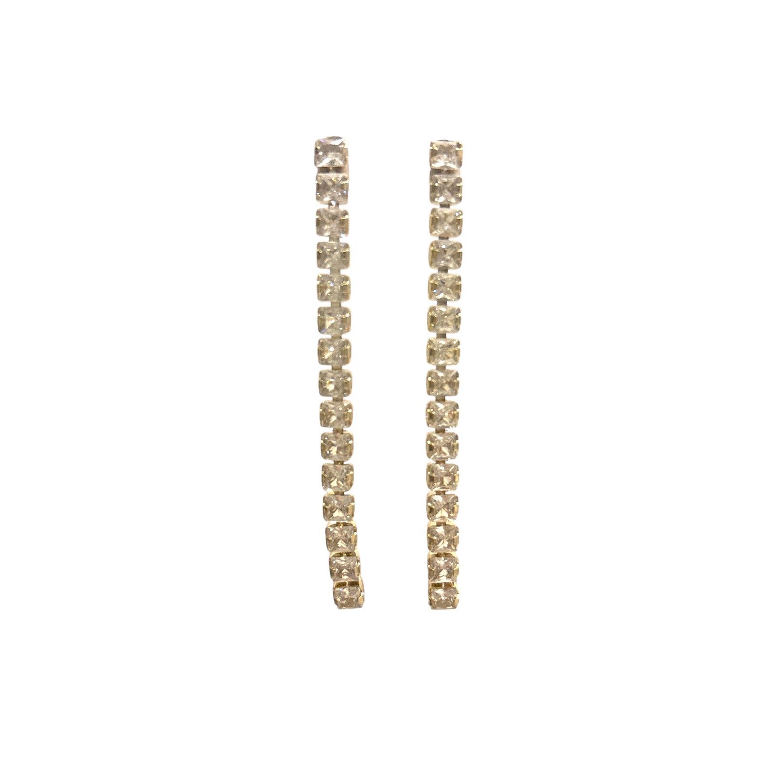 Long tennis earrings