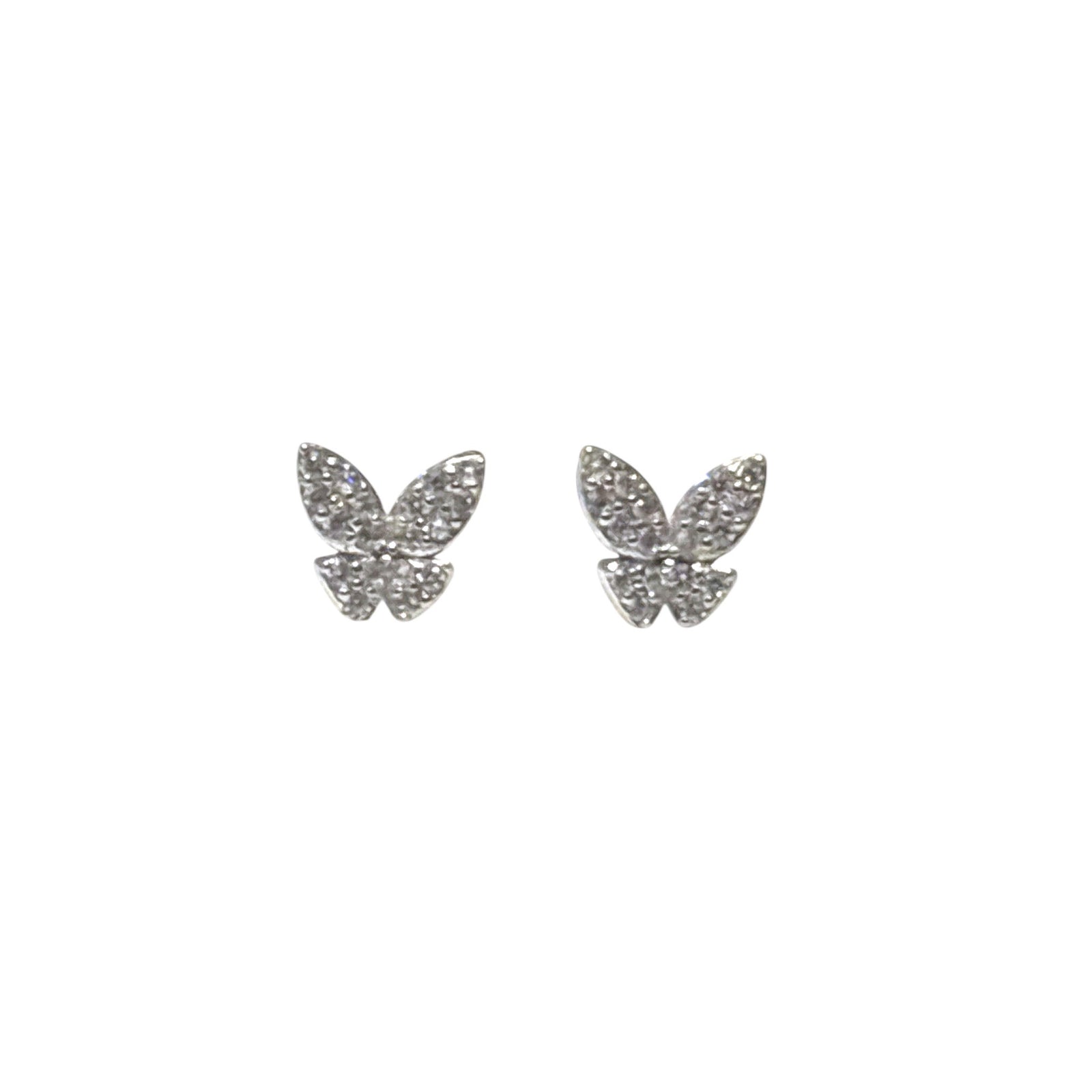 Buttrerfy Pave Stud