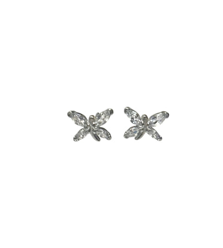 Butterfly CZ Stud