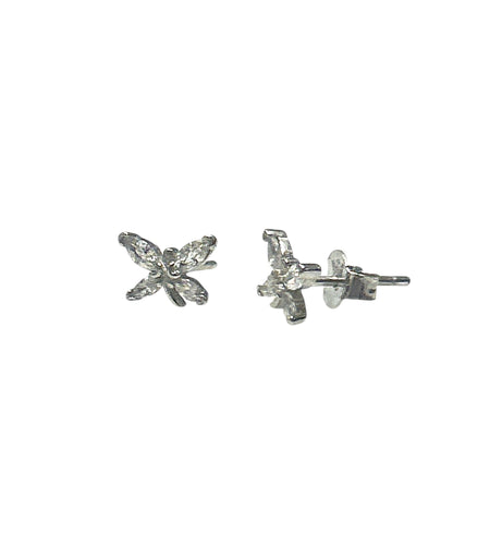 Butterfly CZ Stud