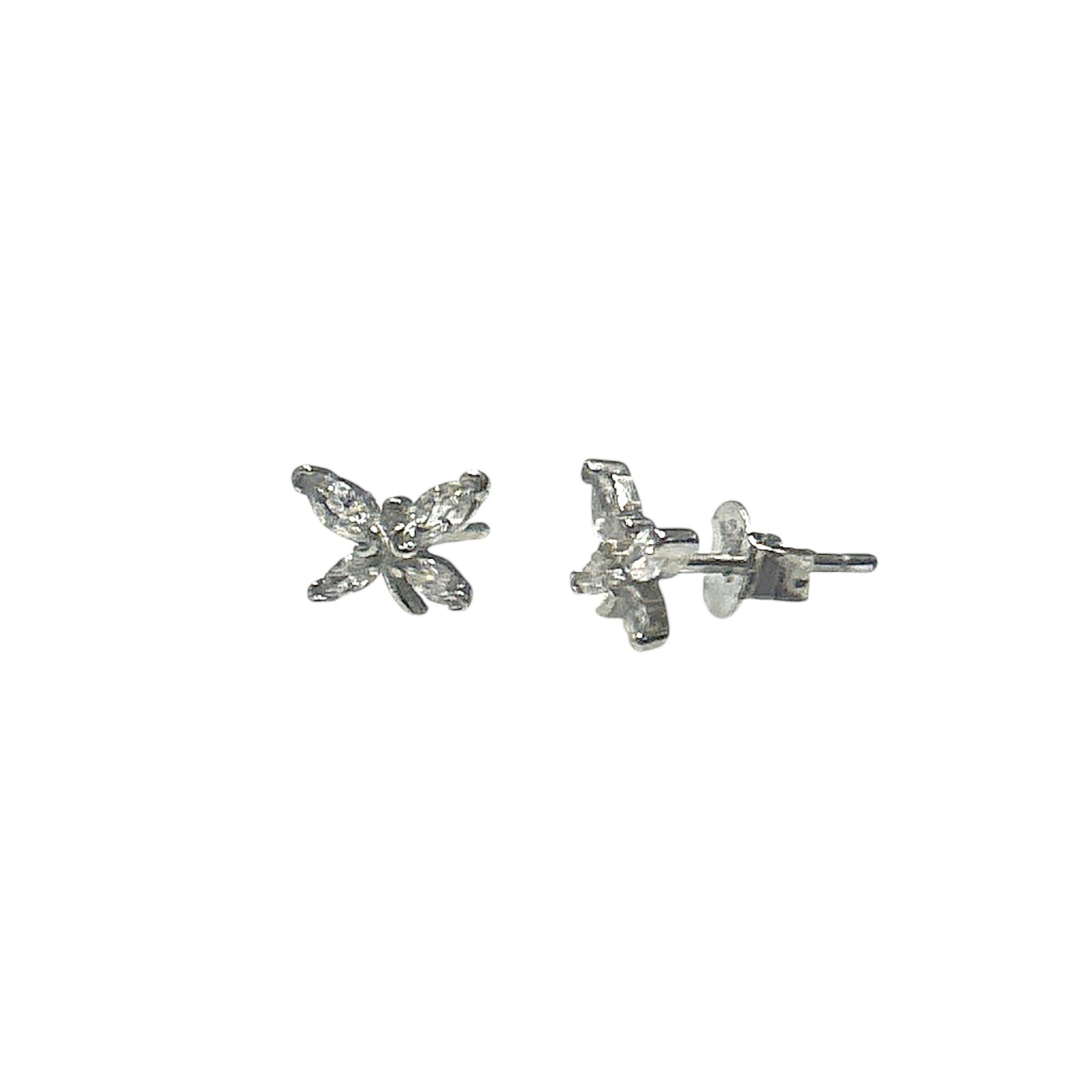 Butterfly CZ Stud