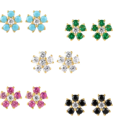 Mini Flower Studs