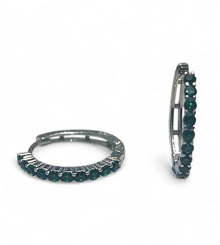 2 cm Classic cz huggie