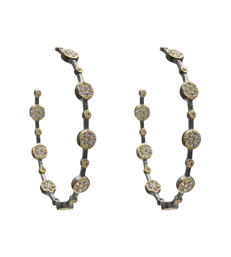Black Gold Hoops