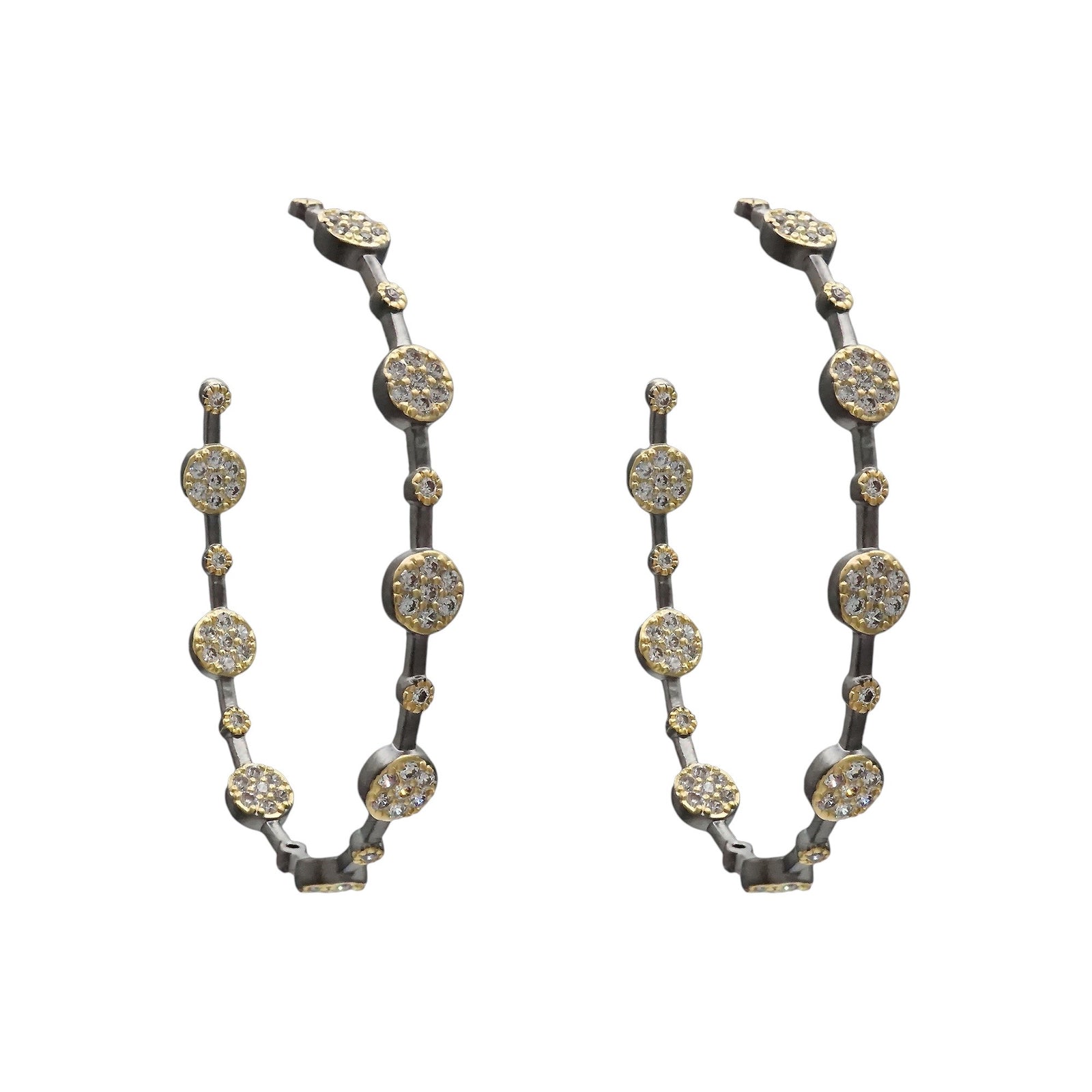 Black Gold Hoops