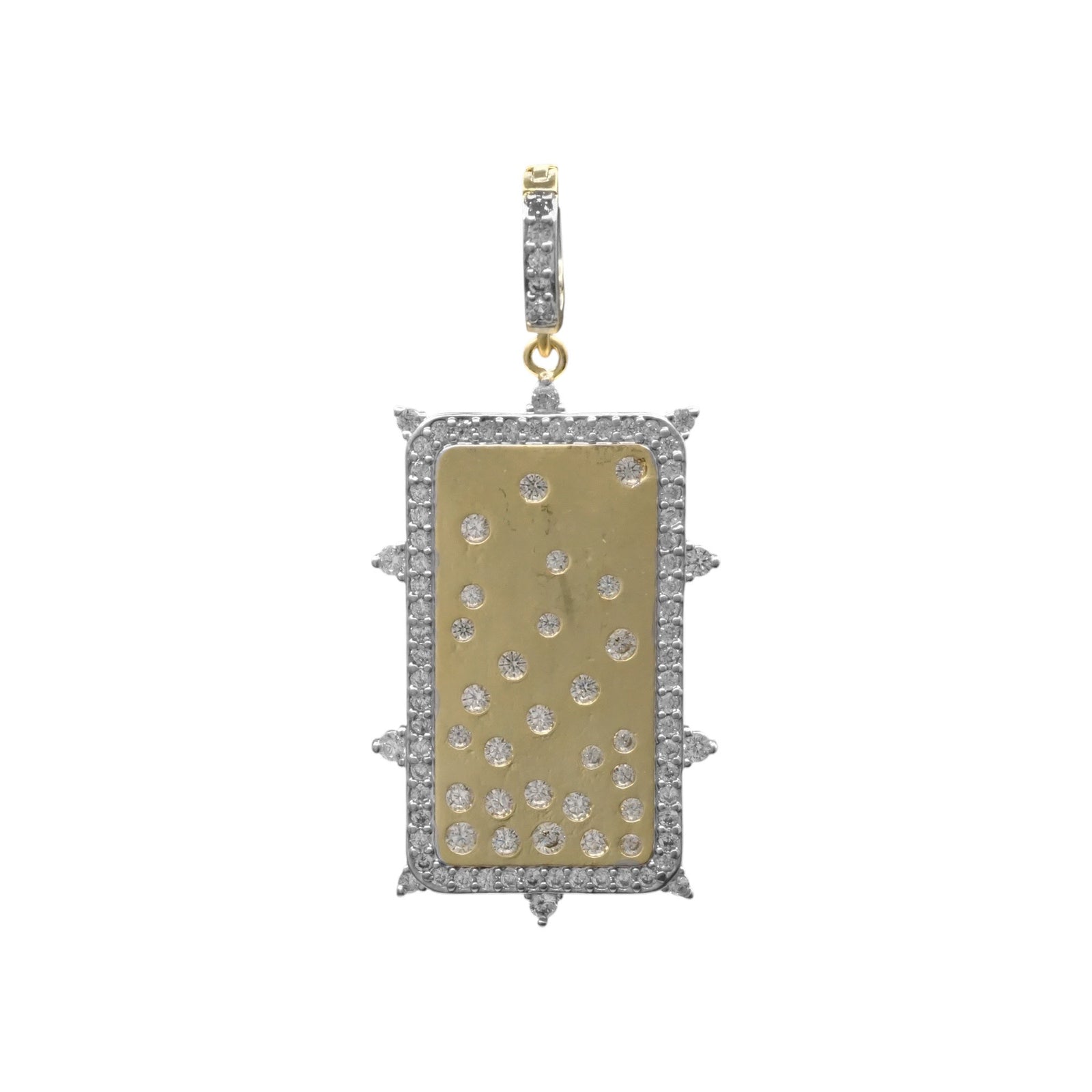 Rectangle cz Charm